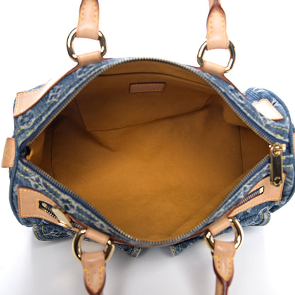 Louis Vuitton Monogram Denim Neo Speedy Blue 4 of 9