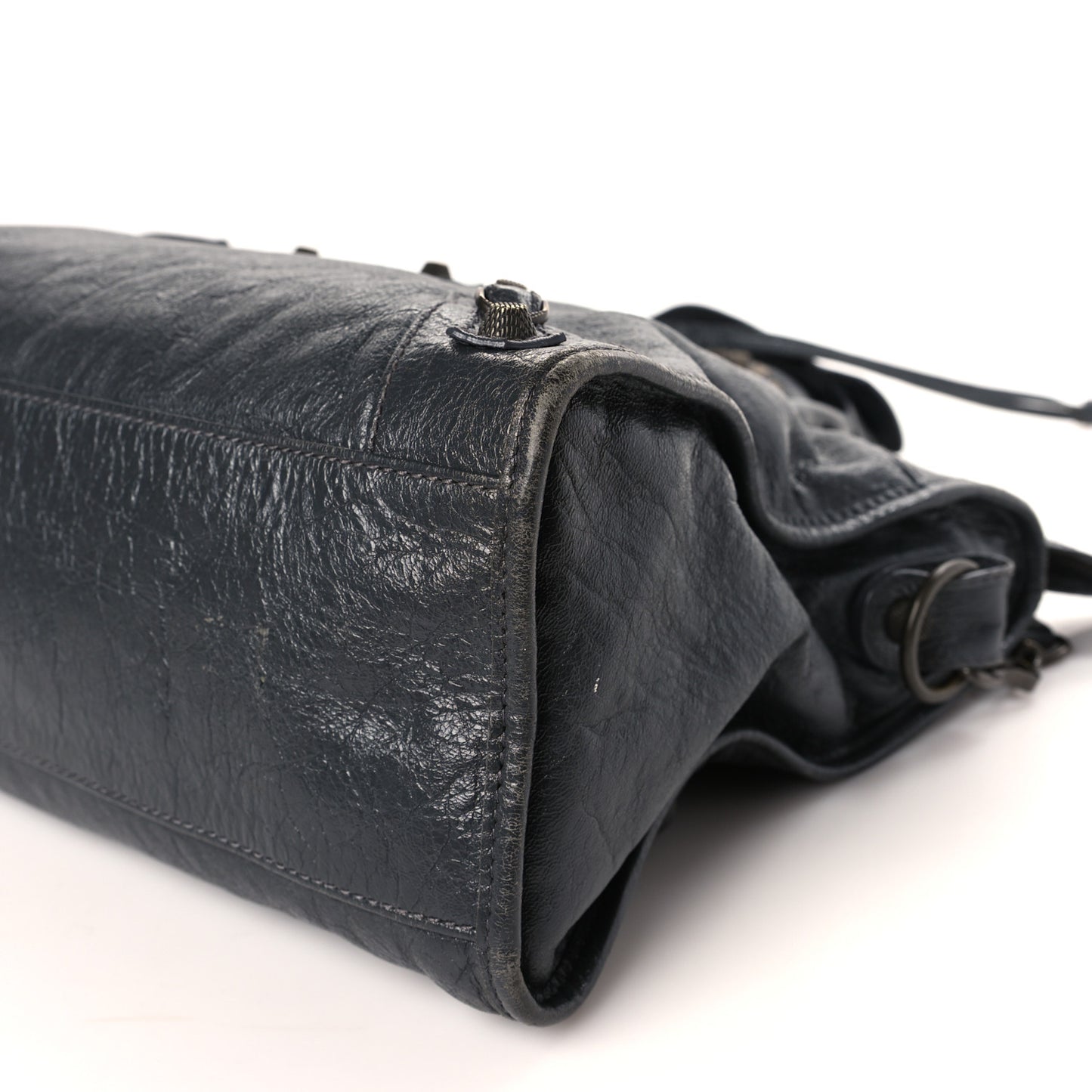 Agneau Giant 12 Gunmetal Hardware City Gris Fossile