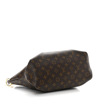 Louis Vuitton Monogram Flower Zipped Tote MM Black 4 of 12
