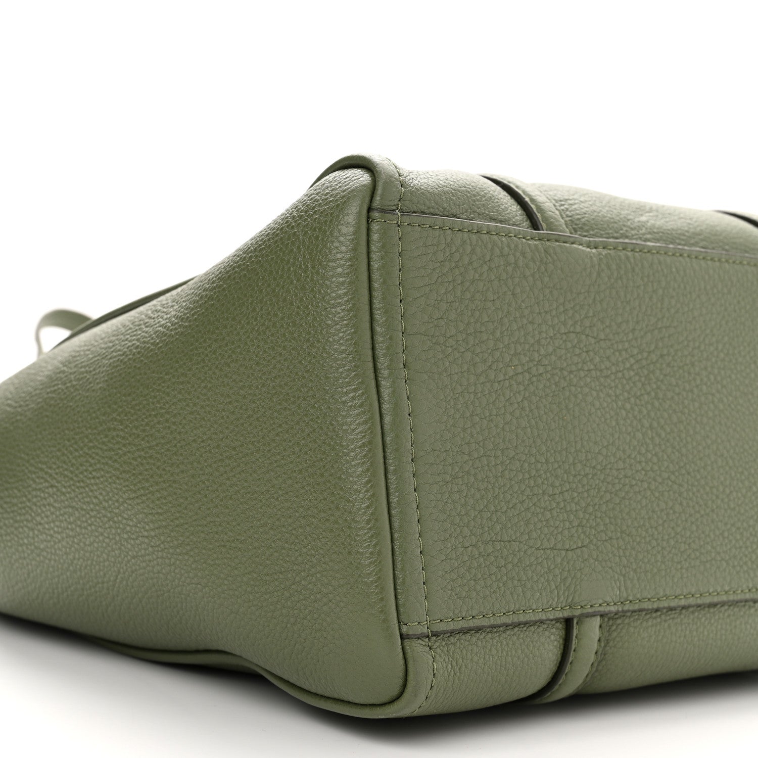 Marc Jacobs Grained Calfskin The Tag Tote Green 9 of 11