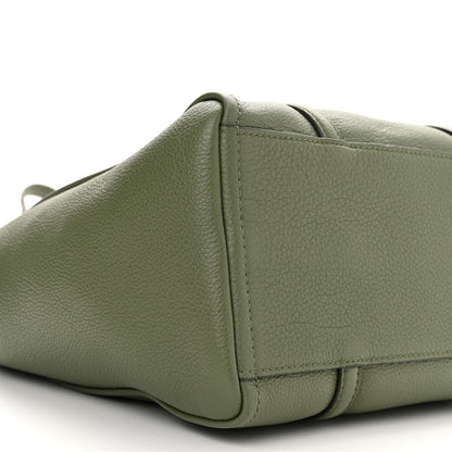 Marc Jacobs Grained Calfskin The Tag Tote Green 9 of 11