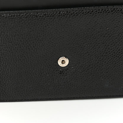 Chanel Caviar Timeless CC Wallet On Chain WOC Black 14 of 16