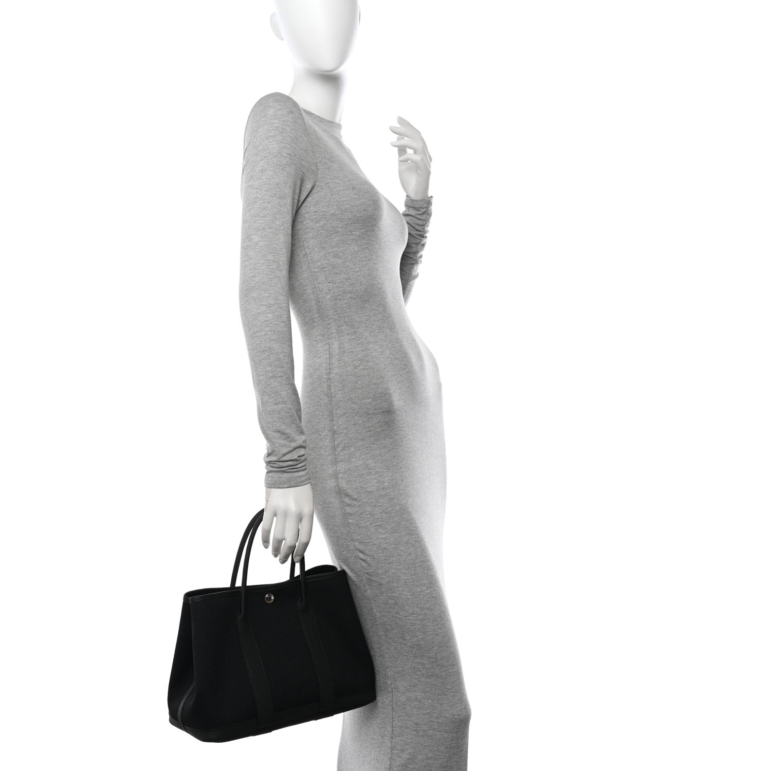 Hermes Toile Militaire Negonda Garden Party 30 TPM Black 2 of 10