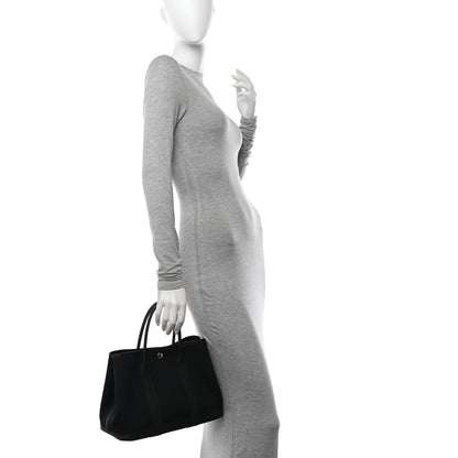 Hermes Toile Militaire Negonda Garden Party 30 TPM Black 2 of 10