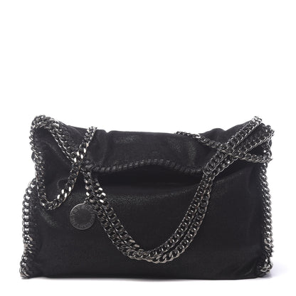 Stella McCartney Shaggy Deer Falabella Fold Over Tote Black 1 of 9