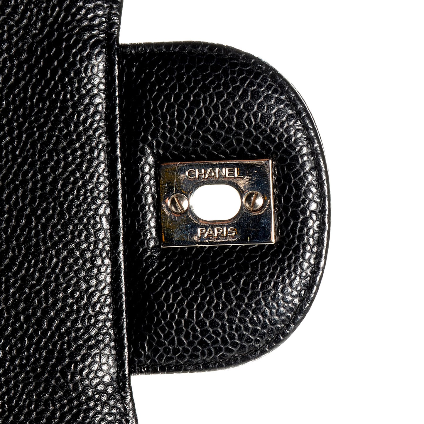 Caviar Jumbo Single Flap Black