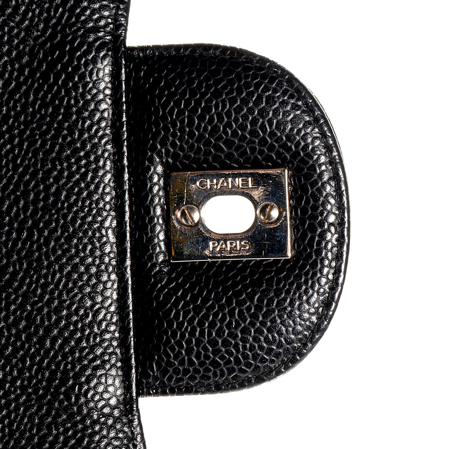 Chanel Caviar Jumbo Single Flap Black 8 of 9