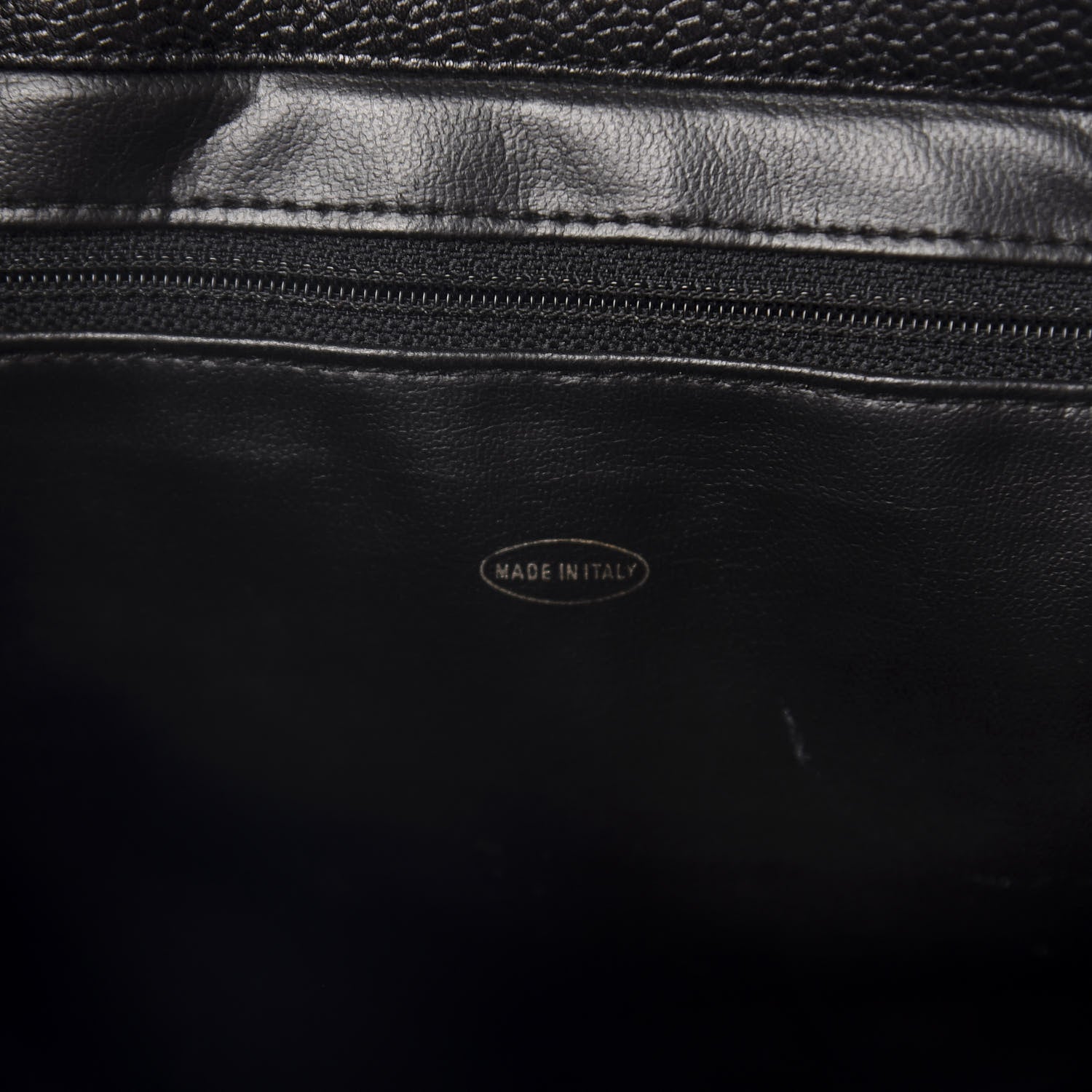 Chanel Caviar CC Shoulder Bag Black 10 of 12