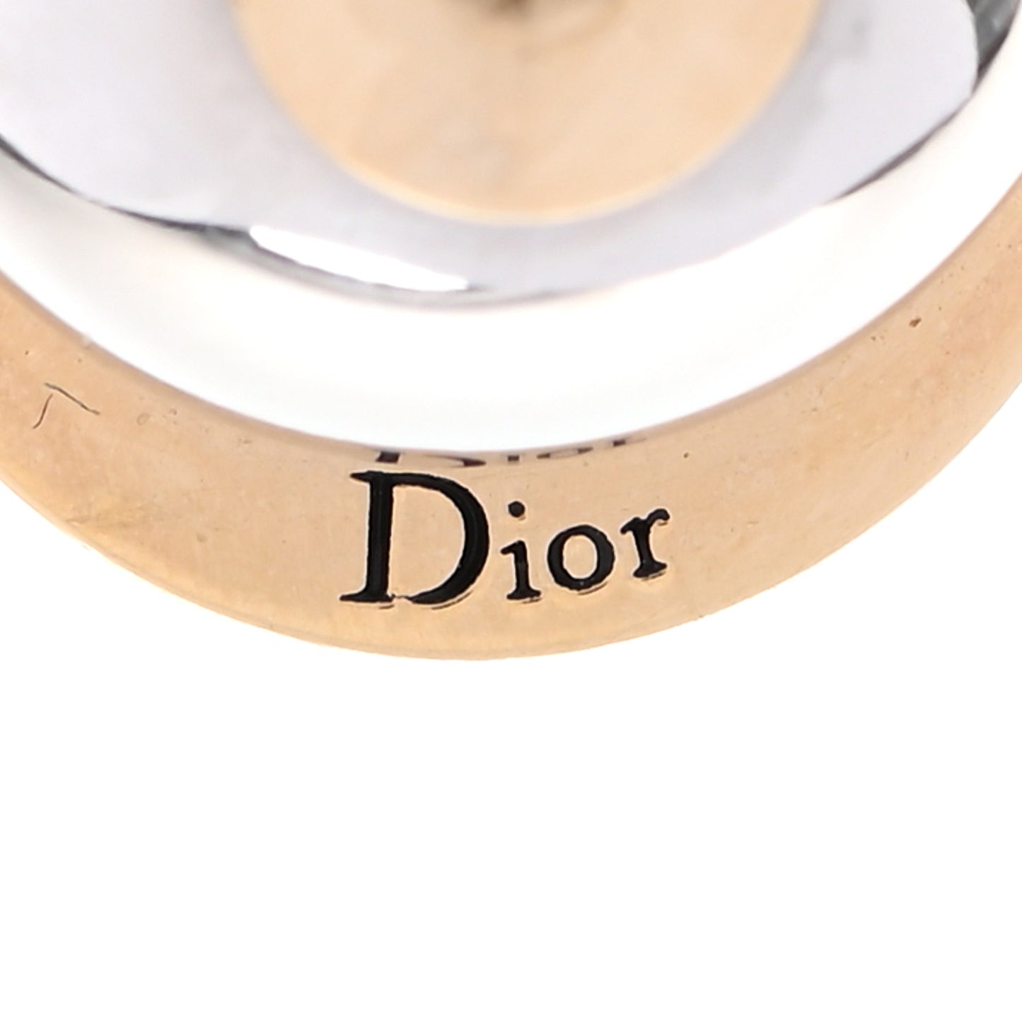 Mise En Dior Tribal Earrings Rose Gold Silver