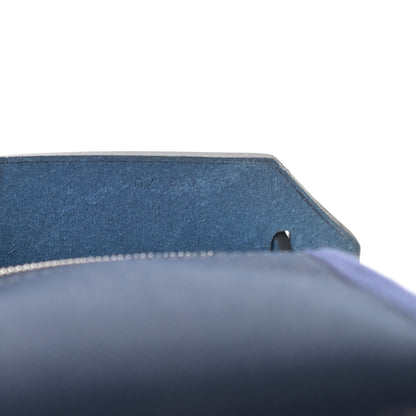 Hermes Criss Viking Vache Hunter Herbag Zip Retourne 31 PM Ecru Mauve Bleu 7 of 11
