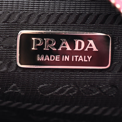 Prada Terry Cloth Mini Re-Edition 2000 Bag Petalo Black 6 of 10