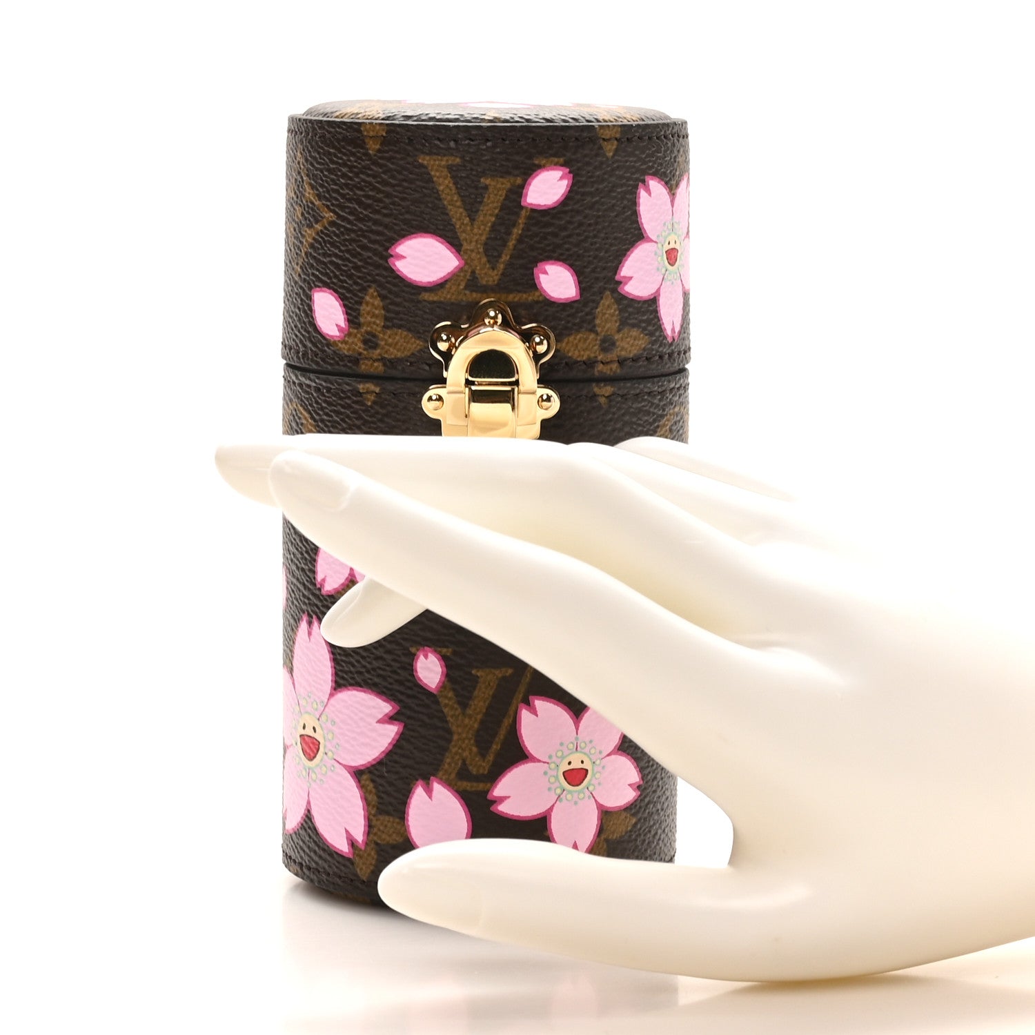 Louis Vuitton LV X TM Monogram Cherry Blossom 100ML Travel Case Sakura Brown 2 of 7