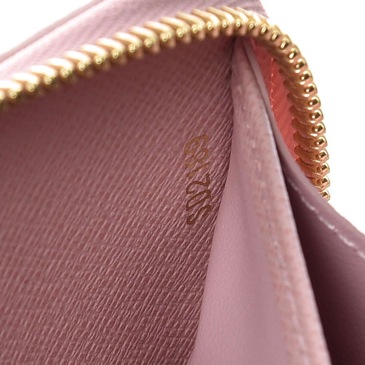 Louis Vuitton Damier Azur Zippy Wallet Rose Ballerine 7 of 9