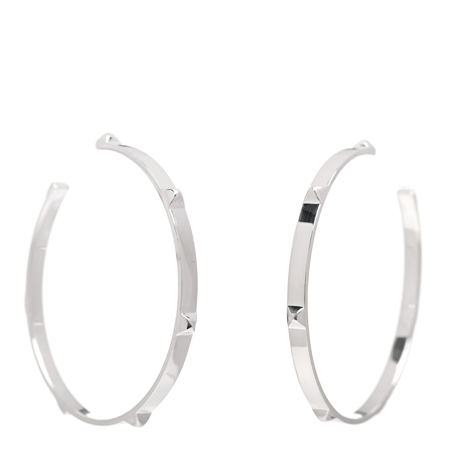 Sterling Silver Mini Clous Hoop Earrings