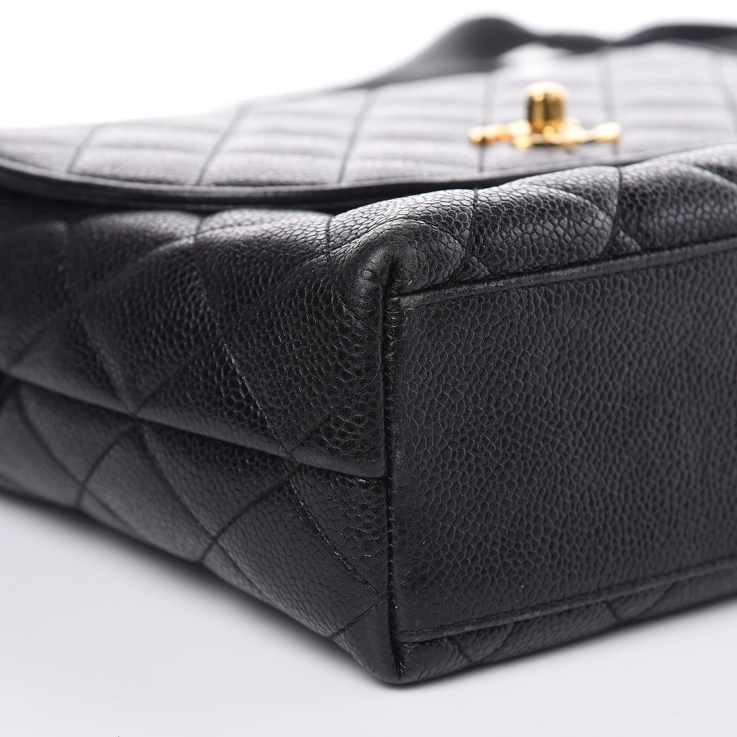 Chanel Caviar Quilted Flap Shoulder Bag Black 9 of 15