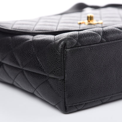 Chanel Caviar Quilted Flap Shoulder Bag Black 9 of 15