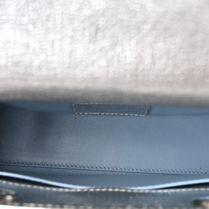 Christian Dior Metallic Grained Calfskin Cannage Small Lucky Badges My Lady Dior Silver 9 of 19