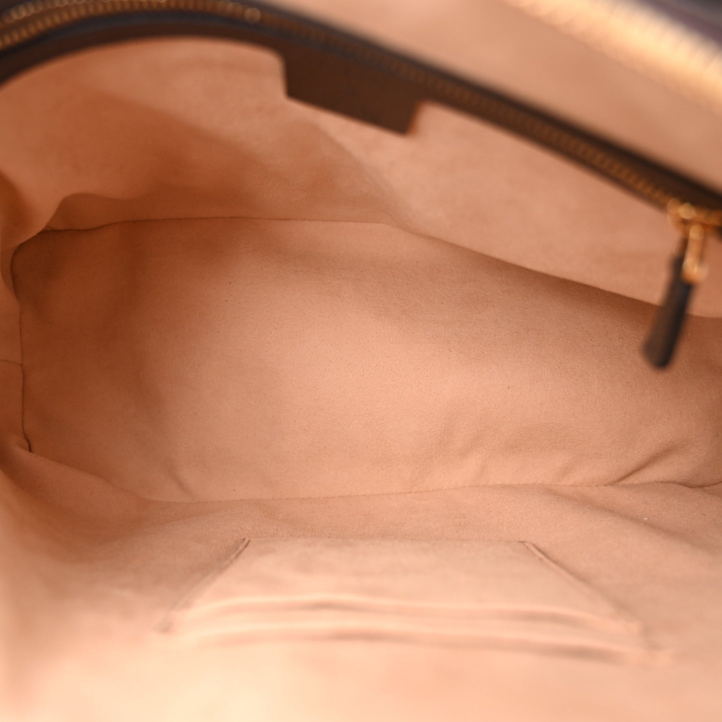 GG Supreme Monogram Web Medium Ophidia Top Handle Dome Bag Brown