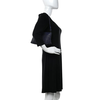 Bottega Veneta Nappa Intrecciato Mini Shoulder Bag Navy Blue 2 of 13