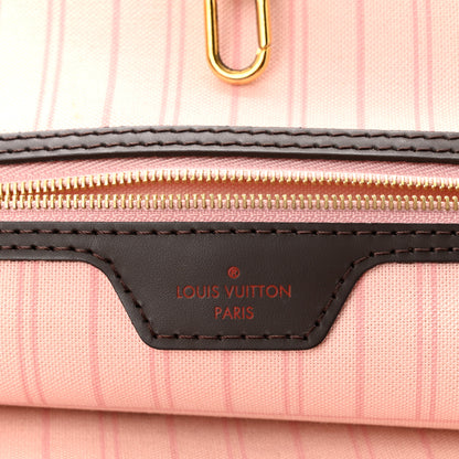 Louis Vuitton Damier Ebene Neo Neverfull MM  Rose Ballerine 7 of 13