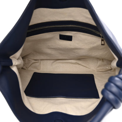 Loewe Calfskin Small Flamenco Knot Hobo Navy 5 of 12