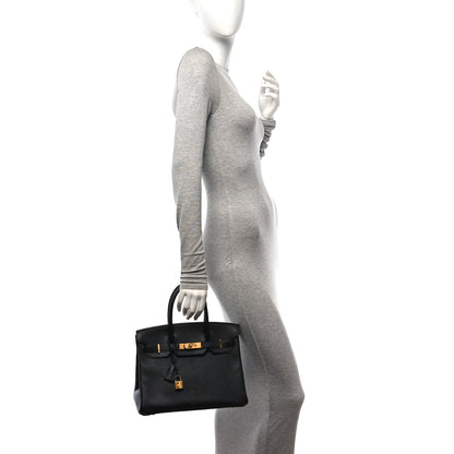 Hermes Epsom Birkin 30 Black 2 of 19