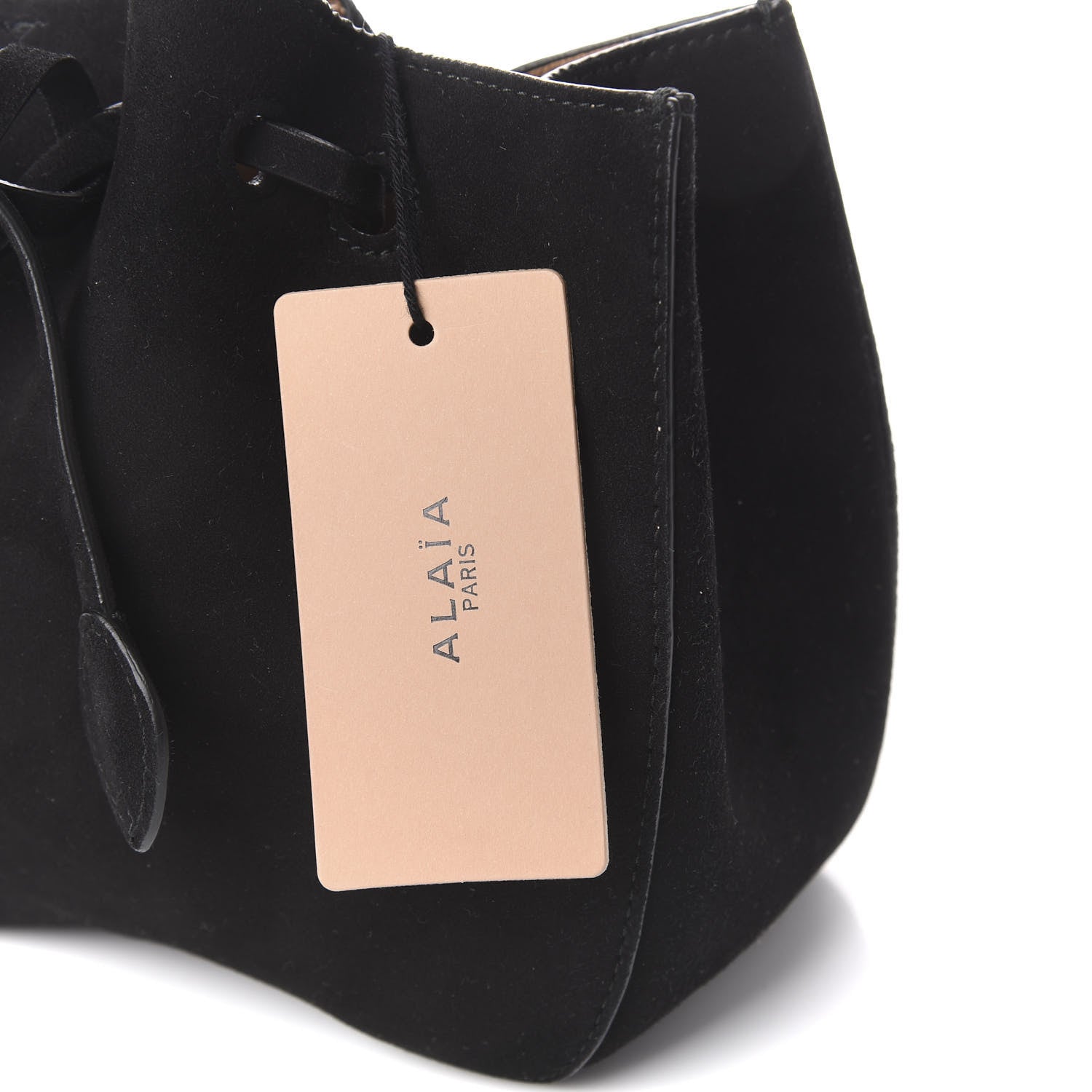 Alaia Suede Petal Embellished Rose-Marie 19 Bag Black 14 of 16