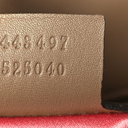 Gucci Velvet Matelasse Small GG Marmont Shoulder Bag Taupe 8 of 10
