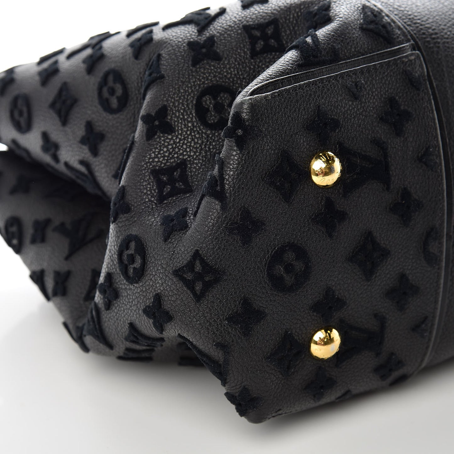 Cuir Orfevre Veau Cachemire Tote W GM Black