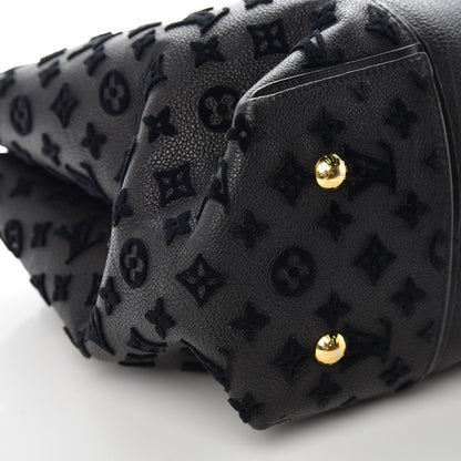 Louis Vuitton Cuir Orfevre Veau Cachemire Tote W GM Black 9 of 14