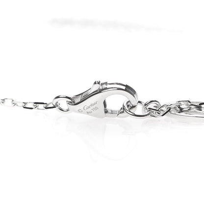Cartier 18K White Gold Diamond LM D'Amour Pendant Necklace 4 of 7