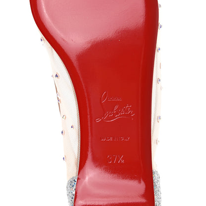 Christian Louboutin Crystal Strass Follies Flats 37.5 Crystal 6 of 7