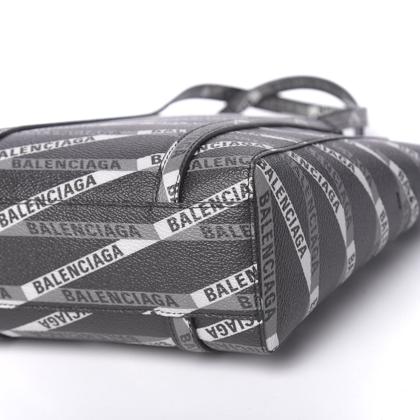 Coated Canvas Losange Monogram XXS Tote Black Grey