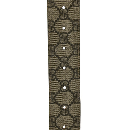 Gucci GG Supreme Monogram Interlocking G Belt 105 42 Dark Brown 5 of 7