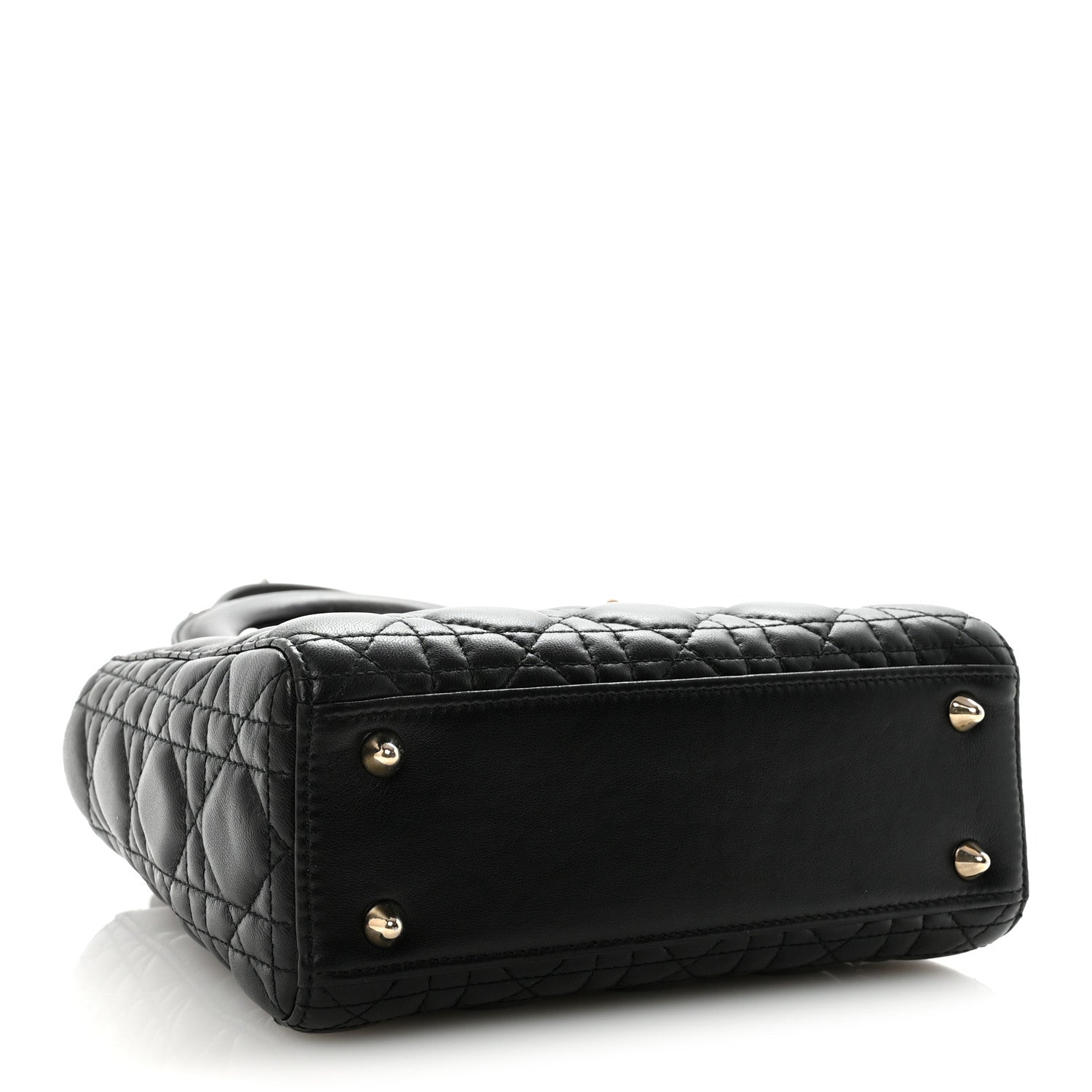 Christian Dior Lambskin Cannage Small My ABCDior Lady Dior Black 4 of 9