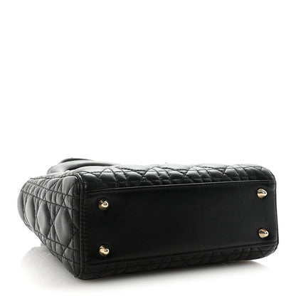 Christian Dior Lambskin Cannage Small My ABCDior Lady Dior Black 4 of 9