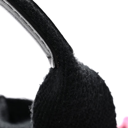 Dolce & Gabbana Canvas Printed Open Your Heart Tote Pink Black 11 of 11