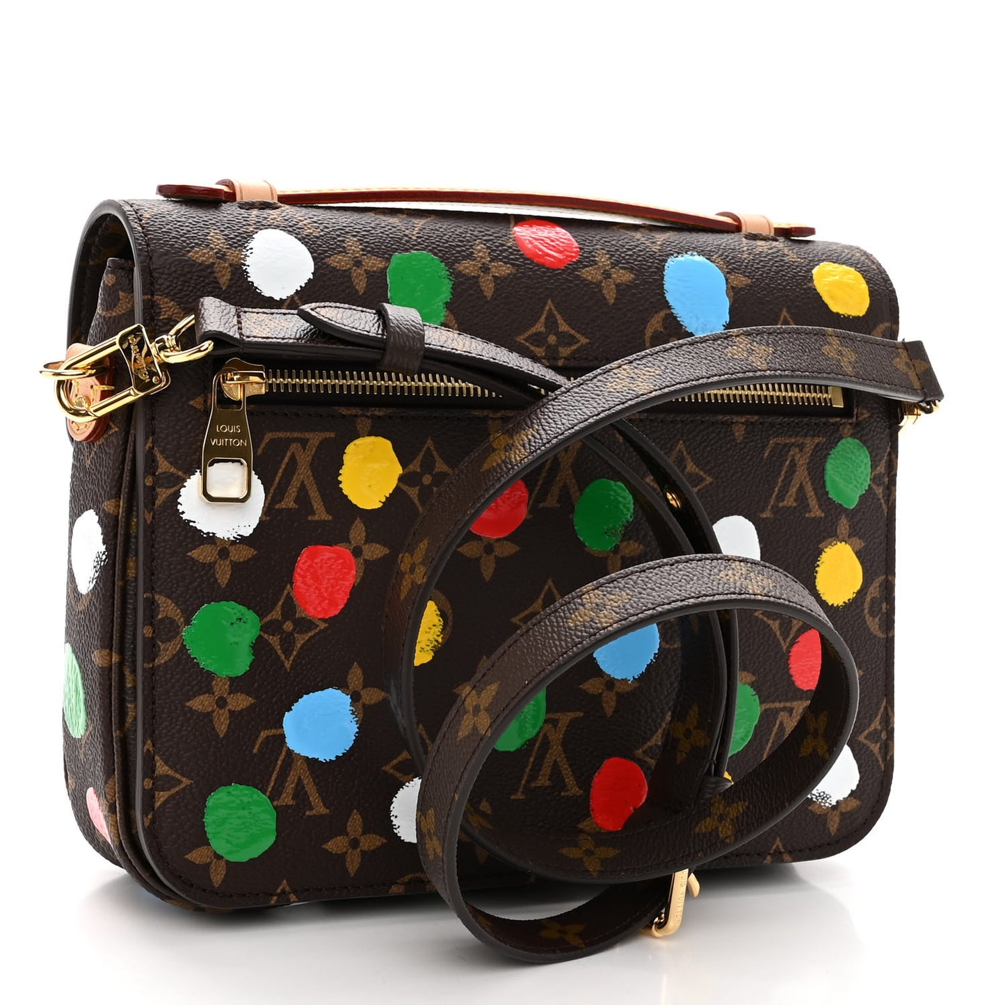 LV x YK Monogram Dots Pochette Métis