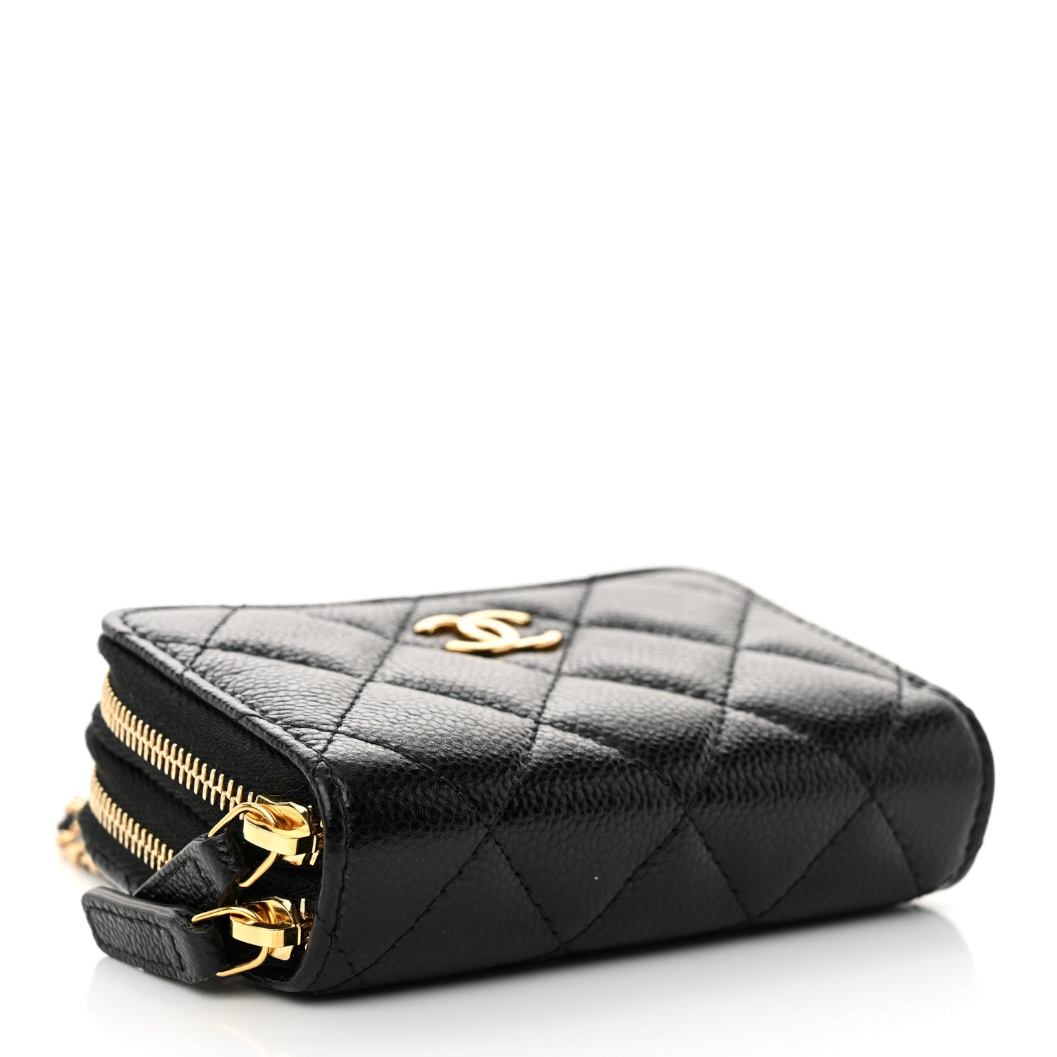 Chanel Caviar Quilted Miss Coco Clutch With Chain Bag Black 4 of 11