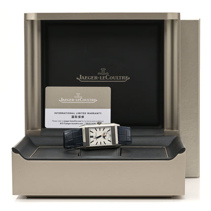 Jaeger-LeCoultre Stainless Steel Alligator 29.9mm Reverso Tribute Moon Manual Winding Watch Q3958420 6 of 6