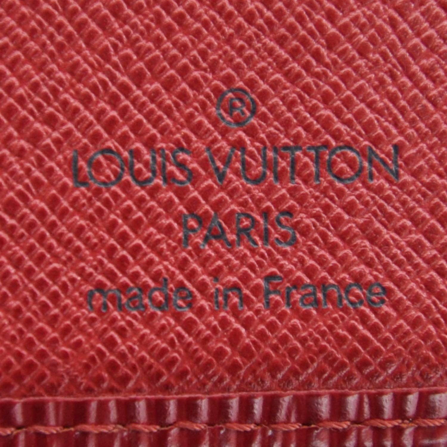 Louis Vuitton Epi French Purse Wallet Rouge 7 of 9