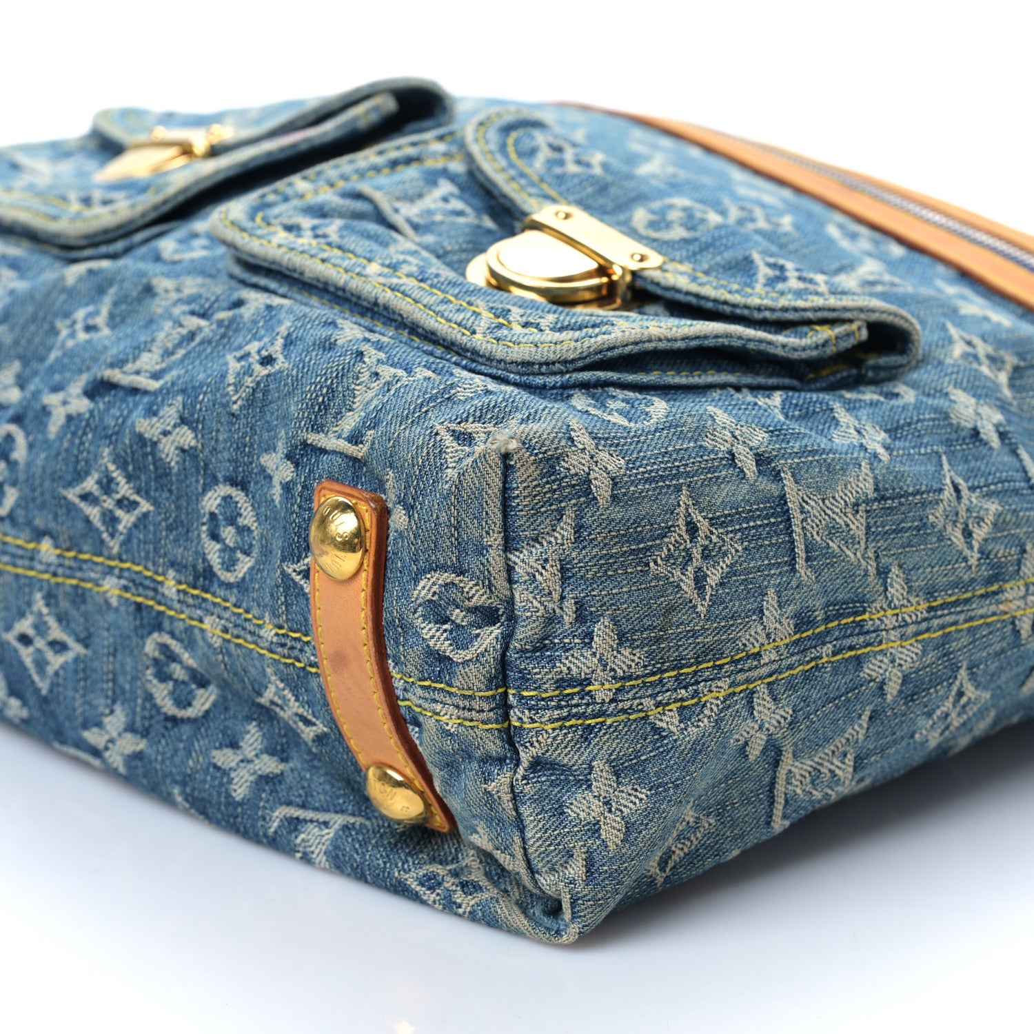 Louis Vuitton Denim Baggy GM Blue 8 of 8