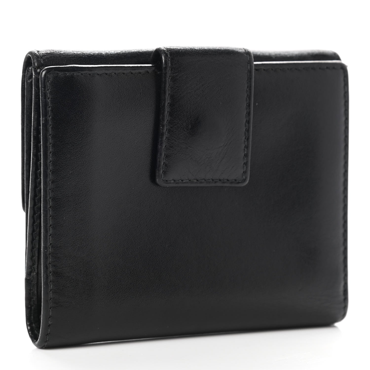 Gucci Calfskin Compact Wallet Black 3 of 17