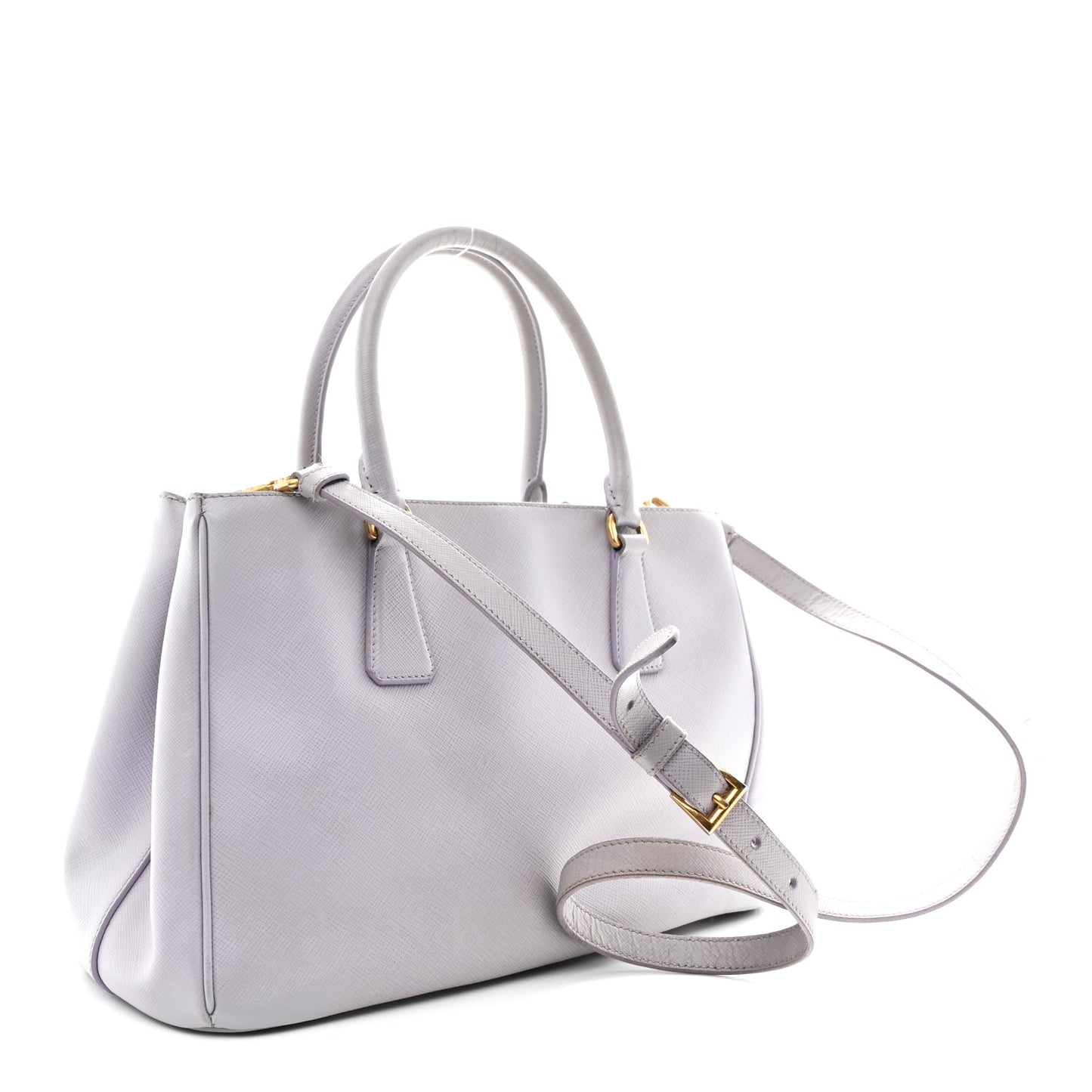 Saffiano Small Galleria Double Zip Tote Glicine