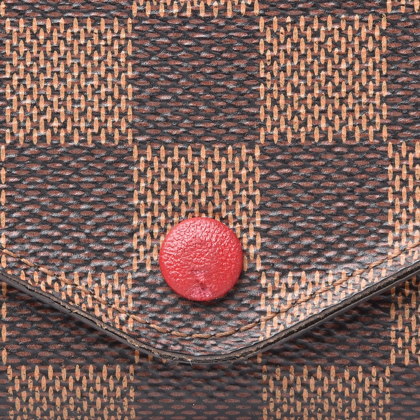 Damier Ebene Josephine Wallet Red