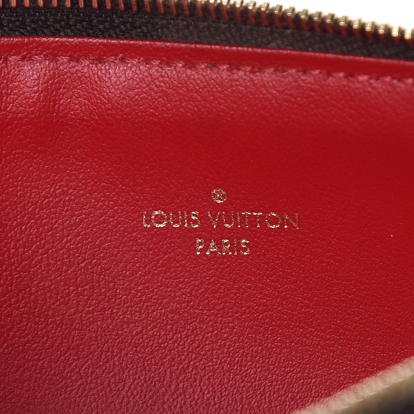 Damier Ebene Felicie Chain Wallet Zippered Insert