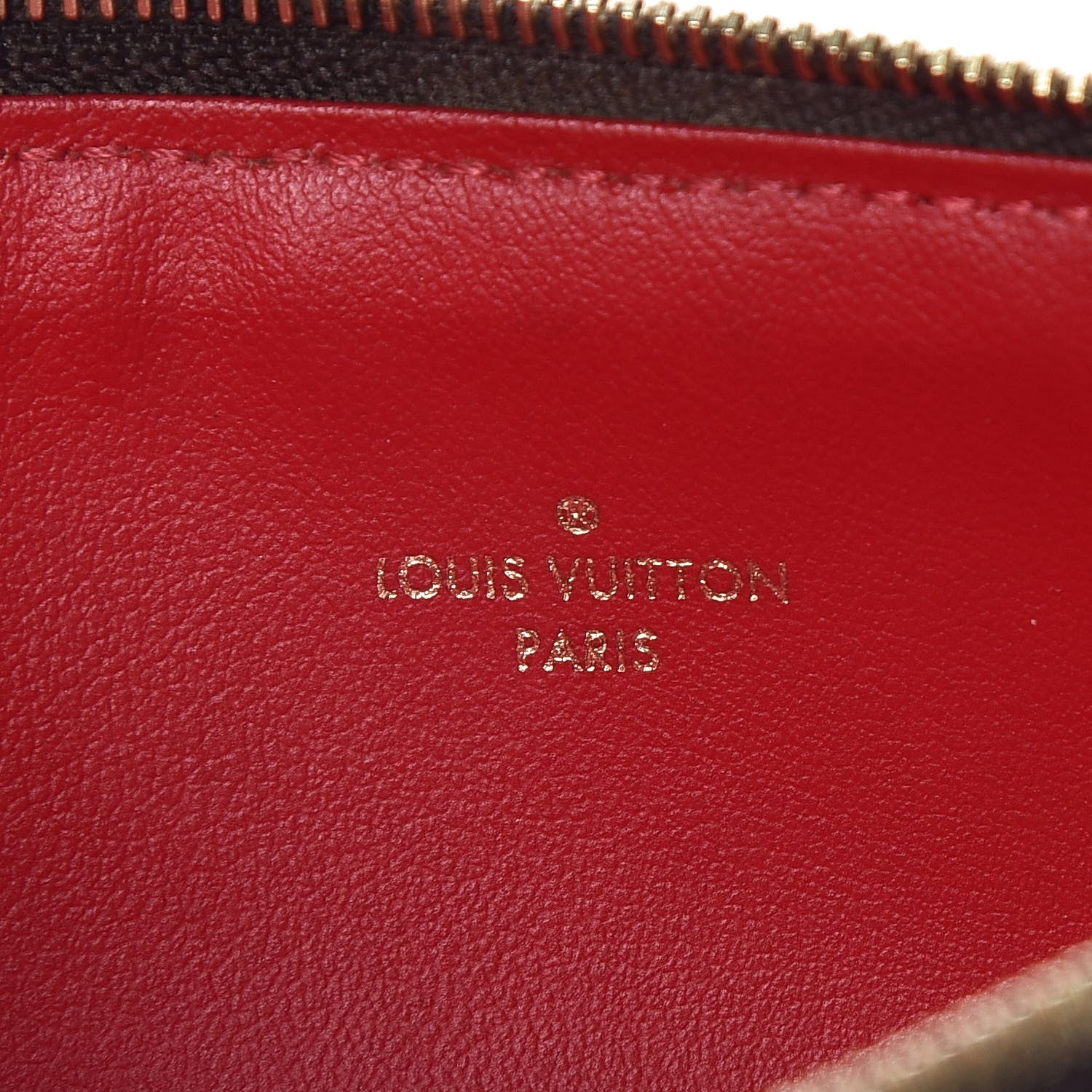 Louis Vuitton Damier Ebene Felicie Chain Wallet Zippered Insert 6 of 6