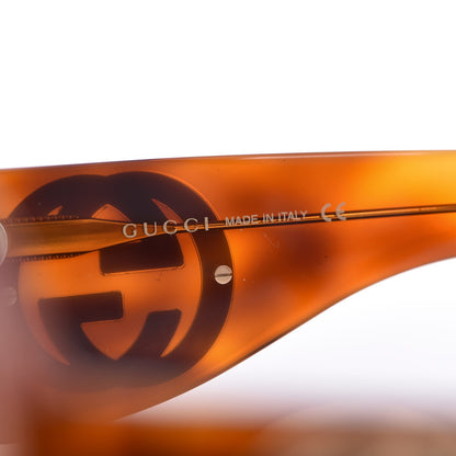 Gucci Acetate Oversized Interlocking G Sunglasses GG0152S Tortoise 6 of 8