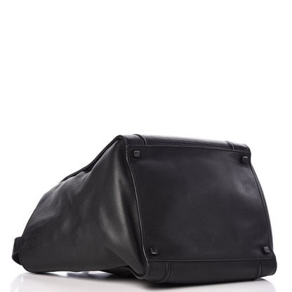 Celine Supple Calfskin Medium Phantom Luggage Black 4 of 23