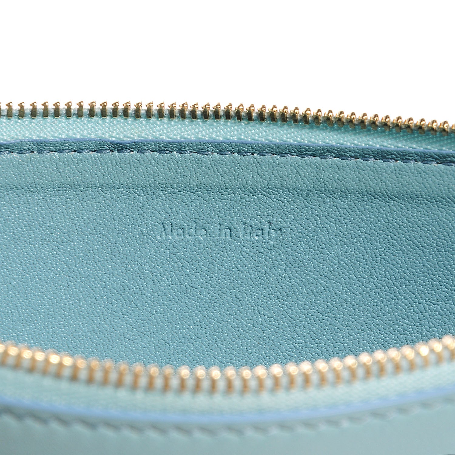 Celine Smooth Lambskin Bi-Color Solo Clutch Pouch Glacier Black 6 of 9